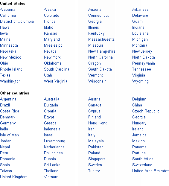 Search By Location of Data Center