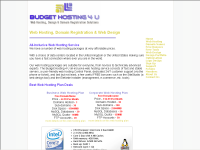 Budget Hosting 4 U
